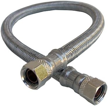 Larsen 10-0974 Faucet Connector, Stainless Steel, 3/8 Compression x 3/8 Compression x 16 In. - Quantity 10