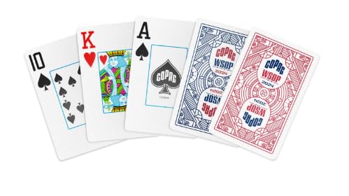 Naipes Póker WSOP 2024 PVC Doble Baraja Azul/Rojo miniatura 3