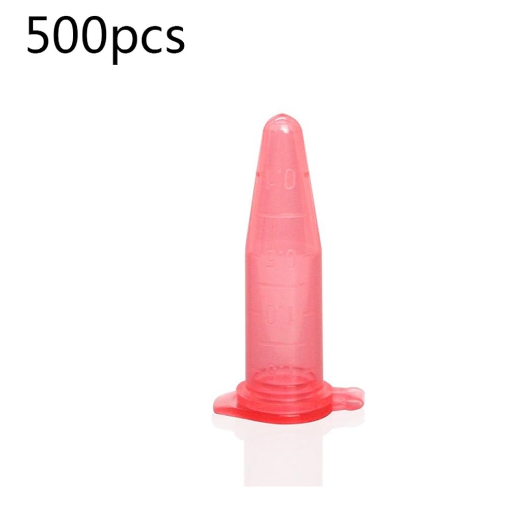 Lot de 500 tubes à centrifuger multicolores 1,5 ml fond pointu ou conique Équipements de laboratoire