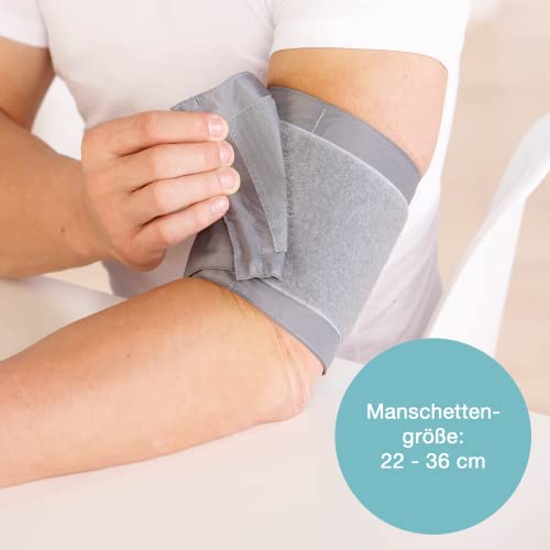 Sanitas SBM 21 Oberarm-Blutdruckmessgerät, vollautomatische Blutdruck- und Pulsmessung am Oberarm...