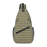 AYYQWE Herren Cross-Brusttasche, Cross-Brusttasche, Umhängetasche für tägliches Wandern, Pendeln, diagonal, Schultertasche