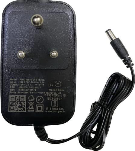 12-Volt-2-Amp-Adapter-Compatible-for-DVRCCTV-Hikvision-CP-Plus-Dahua-Godrej-Panasonic-Zebronics-Adapter-for-Tata-Sky-Dish-TV-LED-Strips-Adapter-for-LEDLCD-Monitor-12V-Adapter