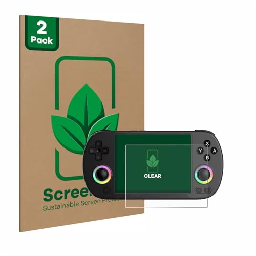 ScreenLeaf (2 Unidades Protector de pantalla para Anbernic RG40XX H [Protección de Pantalla Sostenible, Clear, Anti-Arañazos]