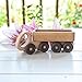 Baby Toy, New Baby Gift , Personalized Toy Car, Wooden Truck ,Wooden Trailer Tree Toy