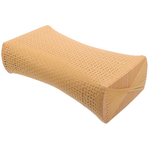 Simuliertes Rattan-Saunakissen – Ergonomisches Sauna-Nackenstützkissen – Kontur orthopädisches Bettkissen Sauna-Zubehör zum Entspannen zu Hause Fitnessstudio Saunen Spa Dampfbäder