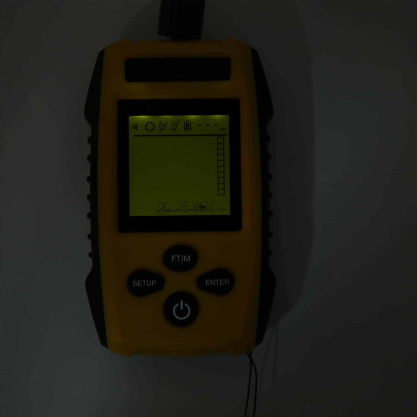 Generic Sondeur de Pêche Portable TL88E Filaire, avec Capteur Sonar Écran LCD Profondeur de Détection de 0.6 à 100 m 5 Modes de Sensibilité Idéal pour la Pêche en