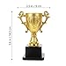 IMIKEYA 5.5 Gold Award Trophies: 1PCS Golden Trophies for Kids Awards Plastic Trophy Awards Trophies Cup for Kids Party Favors Sports Footabll Rewards Competition Tournaments