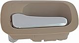 Dorman 92698 Rear Driver Side Interior Door Handle Compatible with Select Honda Models, Beige; Chrome