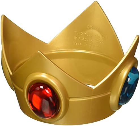 Disguise Princess Peach Crown, Gold,multi