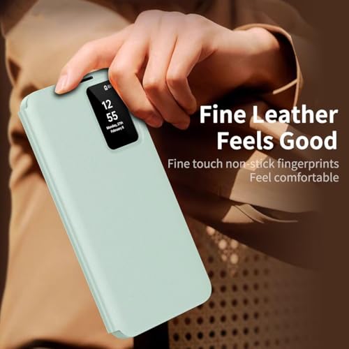 Coque Samsung Galaxy A56 étui cuir flip folio intelligent