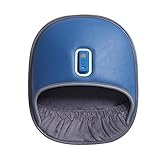 jojomis Adjustable Heating Shoes USB Charging Relaxing Soft Electric Heated Foot Warmer for Bedroom - Navy Blue