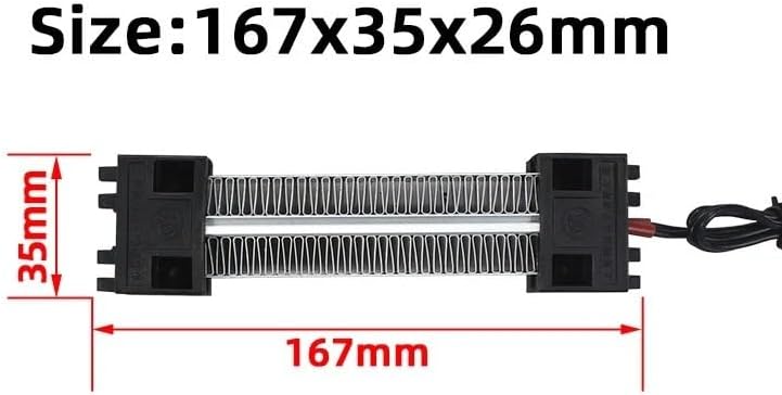Compatible For Amperite 220V 300W PTC Ceramic Heater, 108A1 AC Electric Air Heater Element 167x35x26mm For Appliance Repair