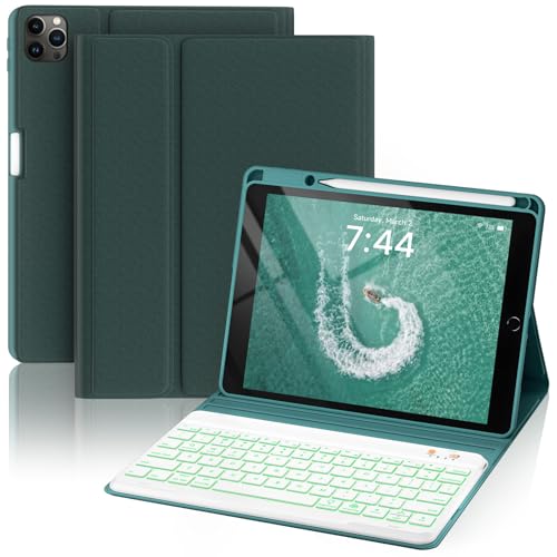 OYEEICE L[{[hP[X iPad 9.7C` iPad 6 (2018) iPad 5 (2017) iPad Air 2 (2014) p - 7F obNCg CXL[{[h yVz_[t iPad 6th/5t