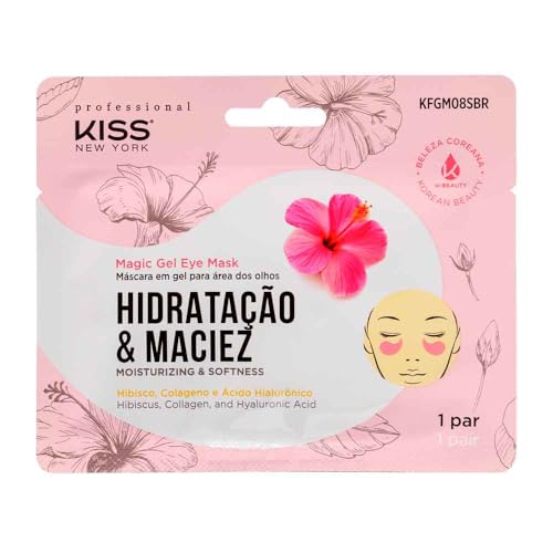 Máscara para olhos Magic Gel Hidratação e Maciez- Kiss New York P...