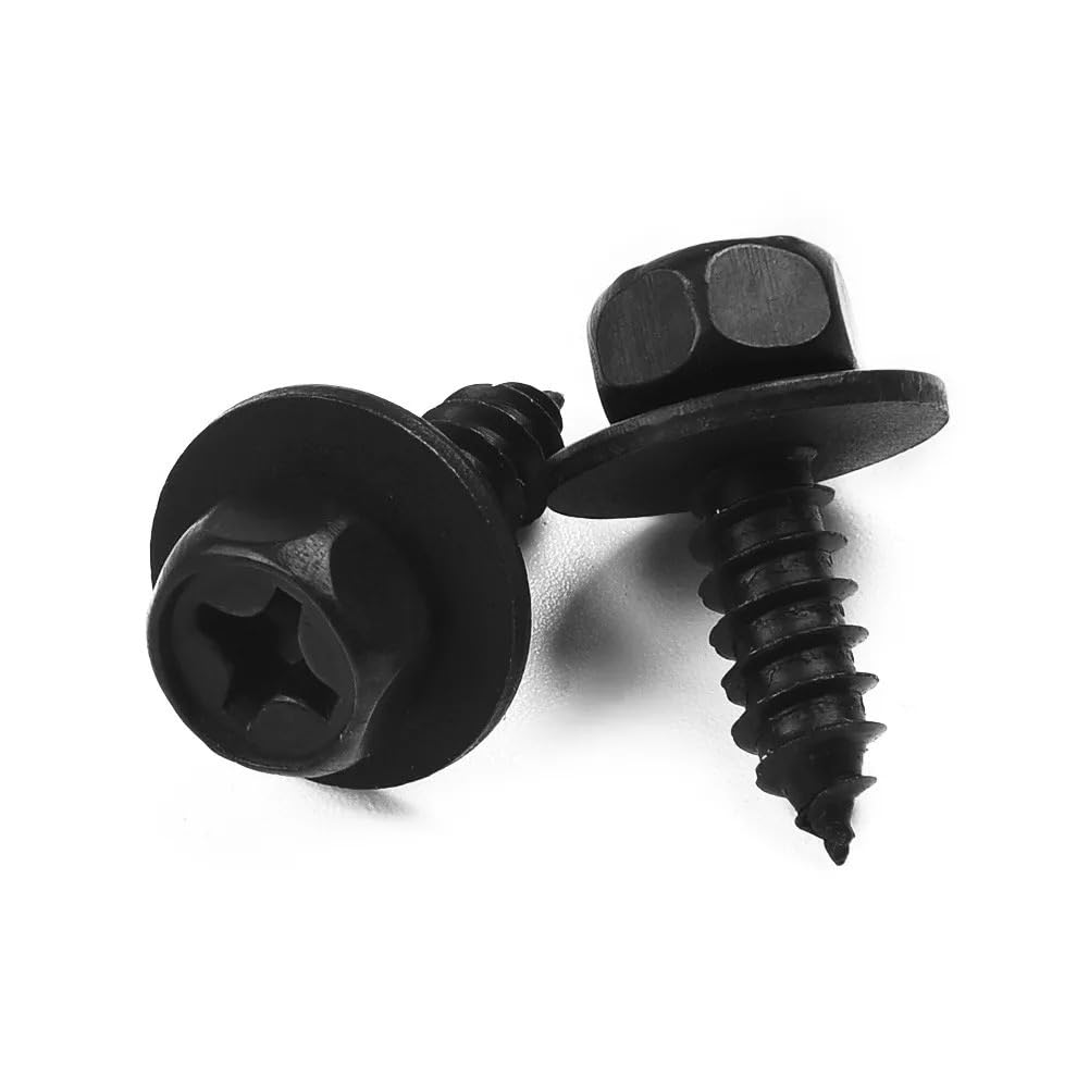 YTQMoreBNZ 10pcs For Toyota Bumper Fender Splash Seal Shield Rivet Clip Bolt Screw Fastener Universal Automotive Accessory