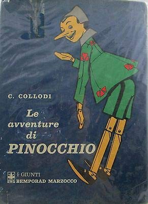  V2096 LIBRO LE AVVENTURE DI PINOCCHIO DI C.COLLODI DEL 1973