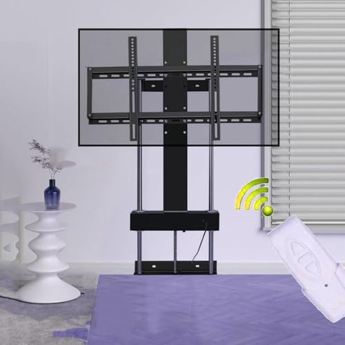 Support TV au sol automatique pour optimiser l'espace du salon