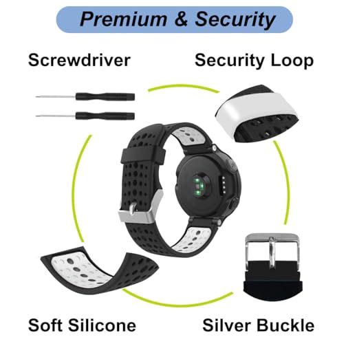 Correa de silicona para reloj Garmin Approach S20/S5/S6 miniatura 3