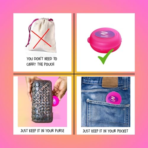 Image of Reusable, Collapsible & Foldable Silicone Menstrual Cup For Women|Fda Approved|Easy To Carry In Purse|For Pad-Free Period|No Leakage|No Rashes|No Dampness (Large - Pink)