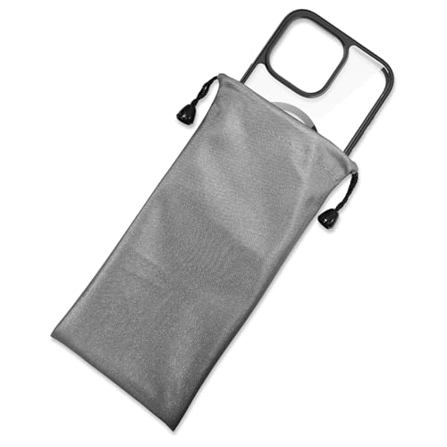 Coque fine iPhone 14 Pro noir transparent anti-jaunissement et anti-choc