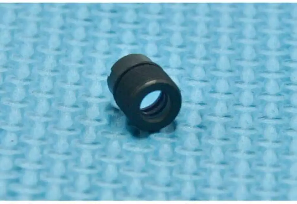 Lente de colimação de vidro revestido de meia rosca com suporte para laser vermelho de 635 nm-650 nm (10)