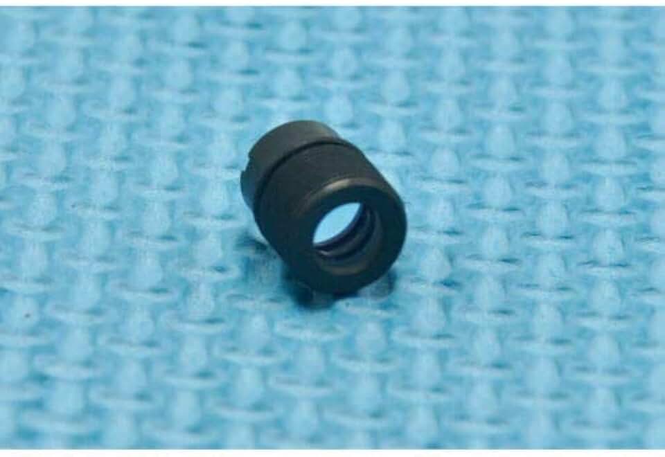 Lente de colimação de vidro revestido de meia rosca com suporte para laser vermelho de 635 nm-650 nm (10)