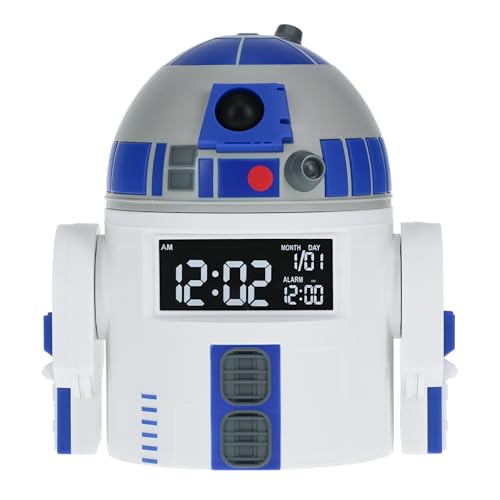 Reloj Despertador R2D2 - Producto Oficial Star Wars, con Sonidos