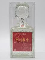 EH酒造 酔園 (すいえん) 辛口純米 透明ボトル 純米酒 角びん 長野県 安曇野 お猪口付き 300ml ■贈り物にオススメ