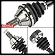 Frankberg Antriebswelle Achswelle Schaltgetriebe Vorderachse Links Kompatibel mit Polo 9A 9N Cordoba 6L2 Ibiza III 6L1 Fabia I 6Y2 Fabia II 542 Replace# 6Q0407271DJ