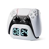 PS5用 コントローラー 充電 スタンド【2025新登場-PS5用】AriKroii プレステ5こんとコントロー ラー充 電器 充電収納スタンド 時計機能搭載 急速充 電 過充 電保護 カスタムLED指示ランプ付き PlayStation5用 周辺機器