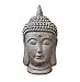 Produktbild Buddhakopf XXL Buddha Kopf Figur Gartenfigur Garten Skulptur Steinoptik Groß | Feng Shui Deko Gartendeko Statue Meditation XXL Höhe 55cm | 774670