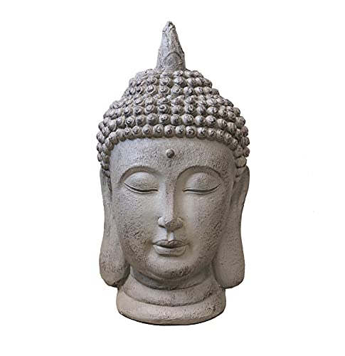 Passion MaDe Buddhakopf XL 774670 Buddha Kopf Figur Gartenfigur Garten...