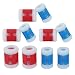 AKOAK 10 Picee Per Pack Plastic Knit Counter Knitting Crochet Stitch Marker Row Counter - 5 Large Size and 5 Small Size - Blue and Red