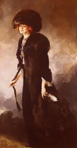 Peinture à l'huile James Shannon Portrait de RuxMiller tableau 12x16