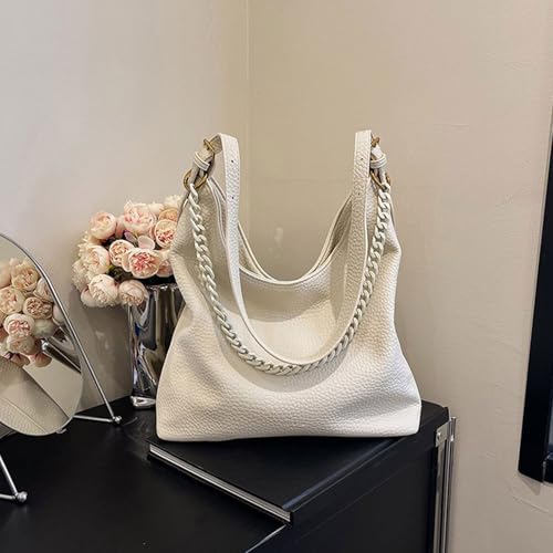 Sac à main à la mode grand format en cuir PU souple et chic