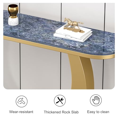 Mesa de pasillo decorativa para transformar tu entrada oscura en moderna 3