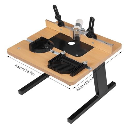 Router Table Woodworking Router Table with Stand & Adjustable Fence Benchtop Router Table for Wood Router - Image 2