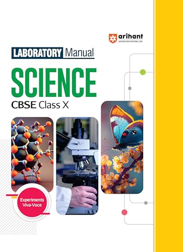 Image of Arihant Laboratory Manual Science for CBSE Class X (10th) | Complete Practical Book with Experiments, Viva Voce Questions & Answers | NCERT Compliant Lab Book