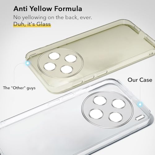 Image of Jkobi Lifetime Anti-Yellow Clear Back Cover Case for Vivo X200T (Sleek Hard Crystal | Shockproof and Camera Protection)