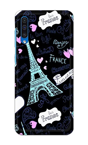 Image of PRINTFIDAA Lovers Famous Place Eiffel Tower in Paris Printed Designer Hard Back Case Cover for Samsung Galaxy A50 / Samsung A50s / Samsung A30s -(SF) MVN1003