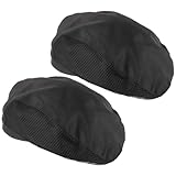IMIKEYA 2 Piezas Gorro de Chef Unisex Reutilizable y Lavable Gorra de Malla Transpirable para Cocina y Servicio de Alimentos de Cabello para Hombres y Mujeres Hostelería