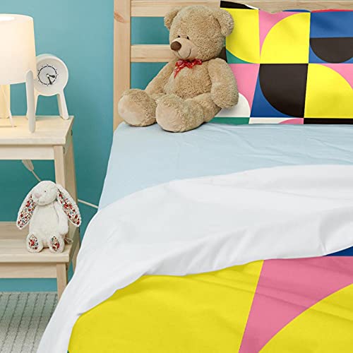 Parure de lit bicolore douce avec housse de couette pour vos nuits d'hiver - 5