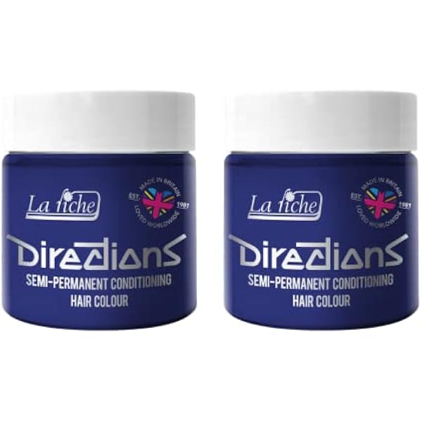 La Riche Directions półpermanentna farba do włosów, 100 ml, puszka 2 szt. (Neon Blue)