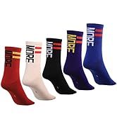 IYOU 5 Paare Männer Socken Brief Blau Winter Beiläufig Socken Streifen HipHop Sport Sportlich Bes...