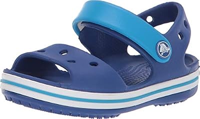 Crocs Unisex Niño Crocband Sandal Kids Sandalia, Cerulean Blue/Ocean, 19/20 EU