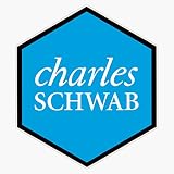 Charles Schwab Hexagon Sticker Vinyl Decal Waterproof Bumper Sticker Laptop Window 5"