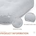 Geetery Kids Air Mattress Toddler Inflatable Airbed 55x27.6x8.7 Inch Foldable Comfort Flocked Blow up Bed with Patch Kit Portable Sleepover Mattresses for Home Travel Camping Party(Gray, 4 Pcs)