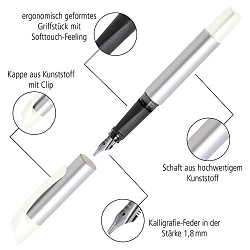 Online - Penna stilografica Campus Soft, nero