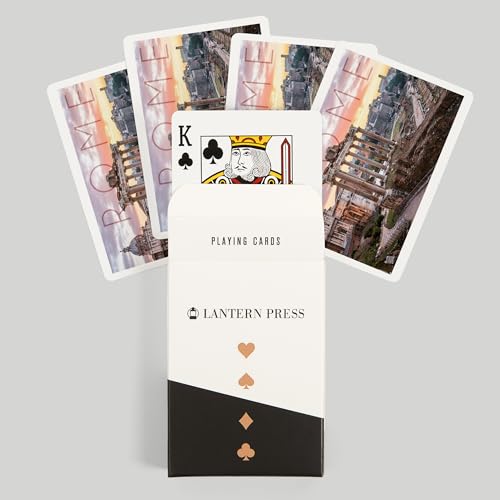 Lantern Press Baraja de 52 cartas tamaño póker miniatura 6