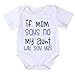 Toddler Baby Boys Girls Aunt Funny Bodysuits Newborn Cotton Rompers (3-6M, blue letter)
